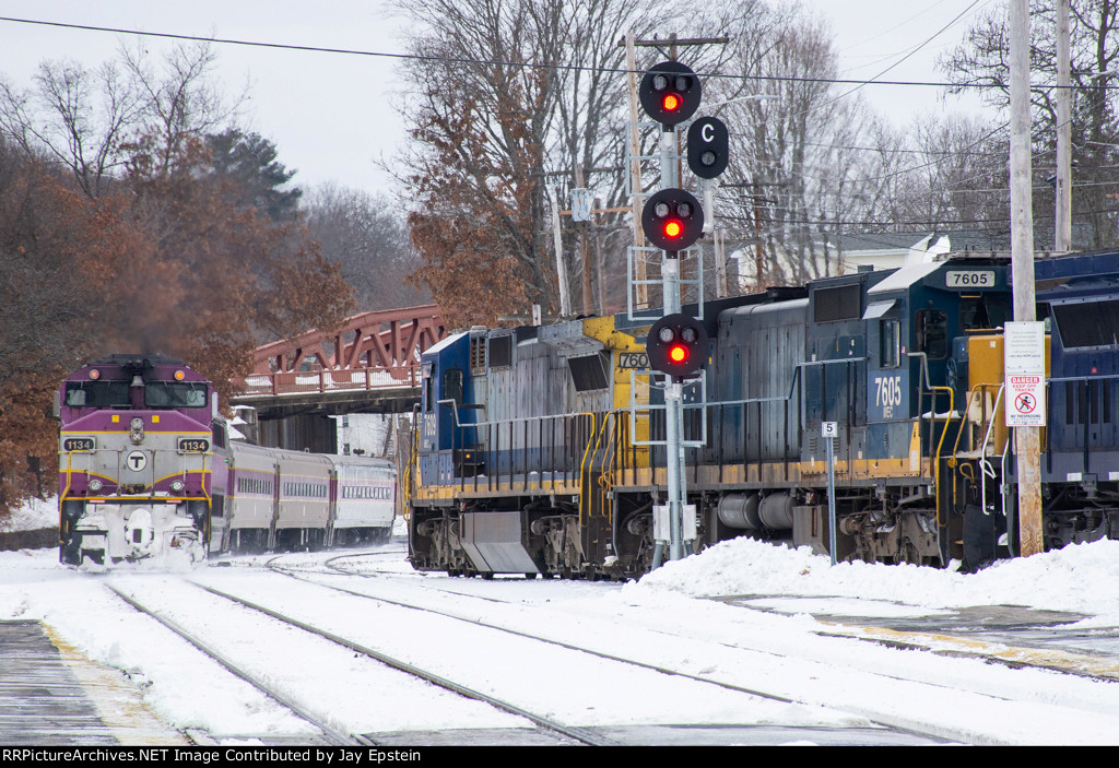 AYPO watches as an inbound curves away towards Boston